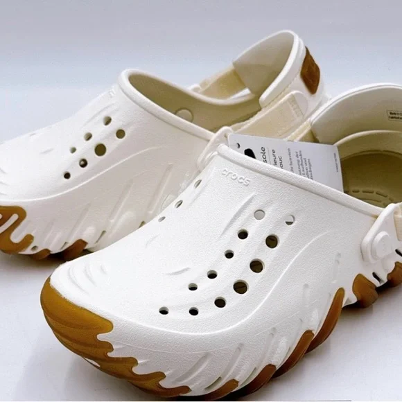 ✨Host pick✨CROCS Echo Gum RO Clog collection Chalk Clogs size M9/ W11 - Picture 2 of 6